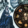 Skull Seasonal Wheel of the Year Wooden Gothic Decor