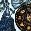 Owl Seasonal Wheel of the Year Wooden Pagan Wall Decor