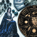 Owl Symbol Wheel of the Year Wooden Pagan Wall Decor
