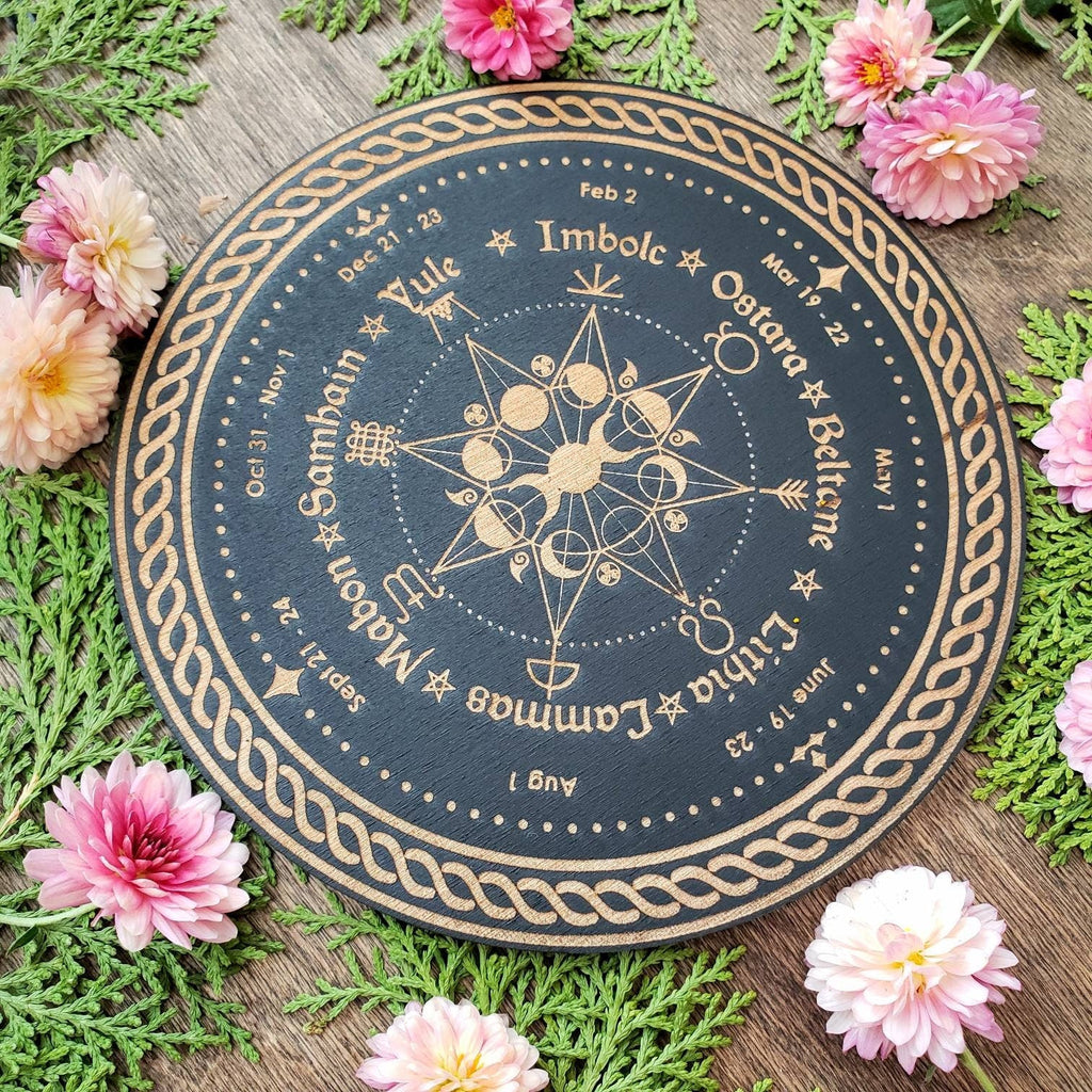Wheel of the Year Altar Tile Witch Calendar