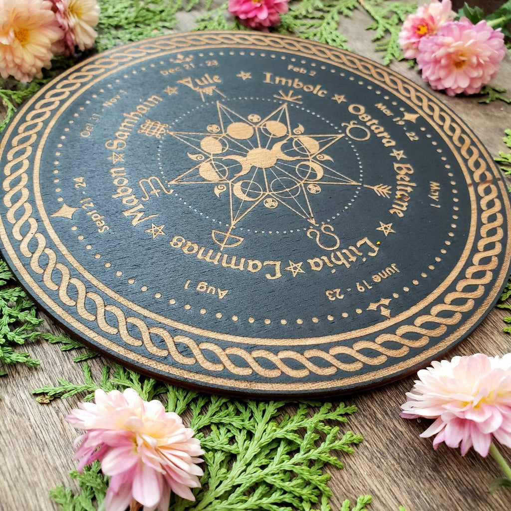 Wheel of the Year Altar Tile Witch Calendar