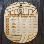Wooden Measurement Keys Crochet Knit WPI Gauge Rulers