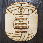 Wooden Measurement Keys Crochet Knit WPI Gauge Rulers
