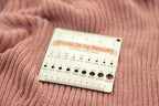 Wooden Engraved Multi-Use Knitting Needle and Gauge Swatch Tool with Ruler / Knitting Needle and Crochet Hook Gauge Check / Wooden Engraving