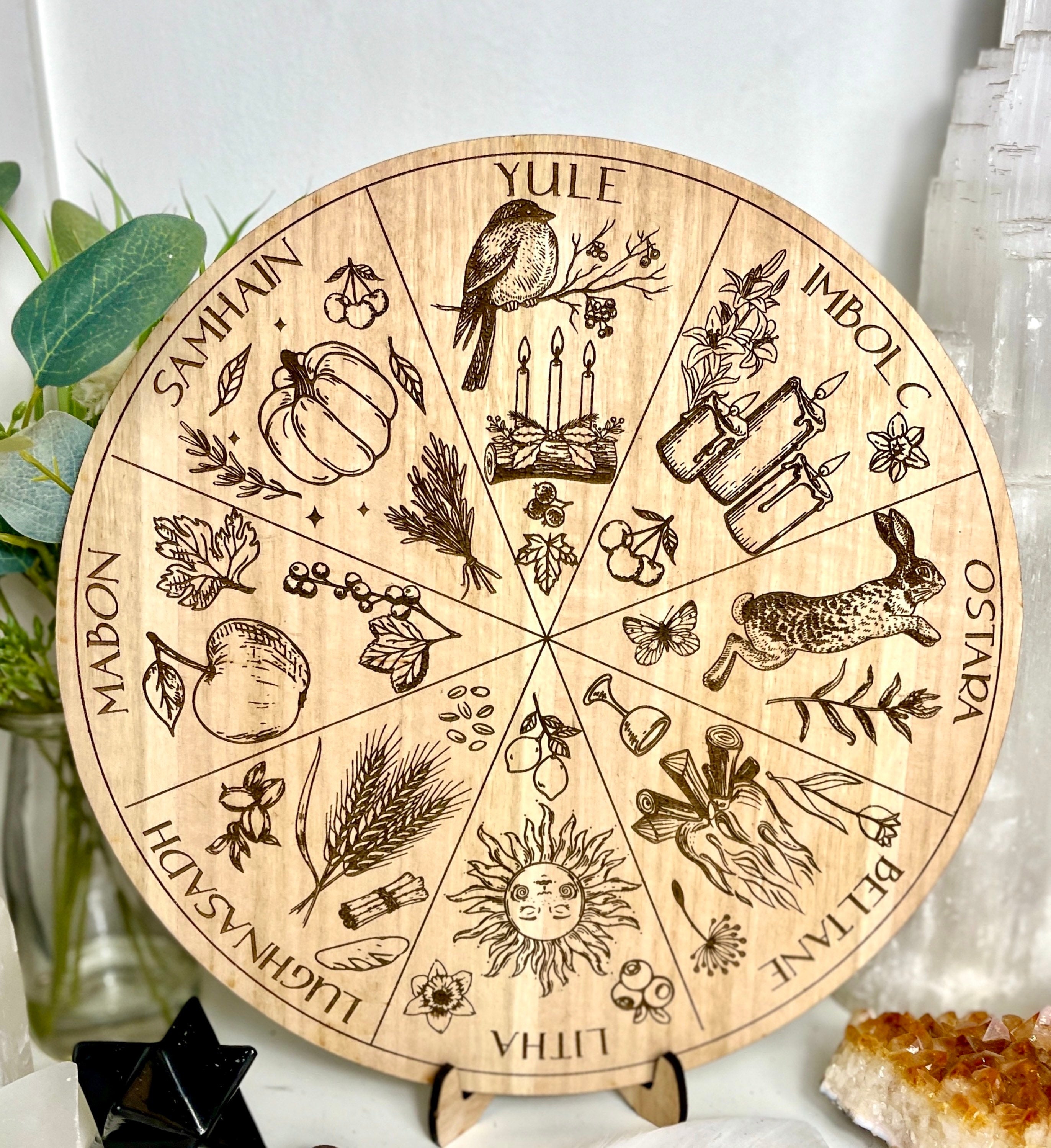 Wheel of the year board - Locally made