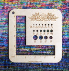Needle Sizer 4" Swatch Gauge Knitting Tool