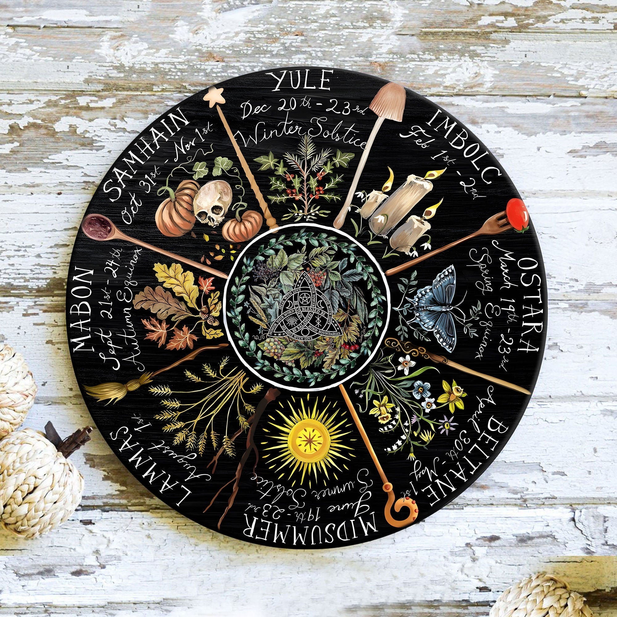 Wheel Of The Year Moon Phases