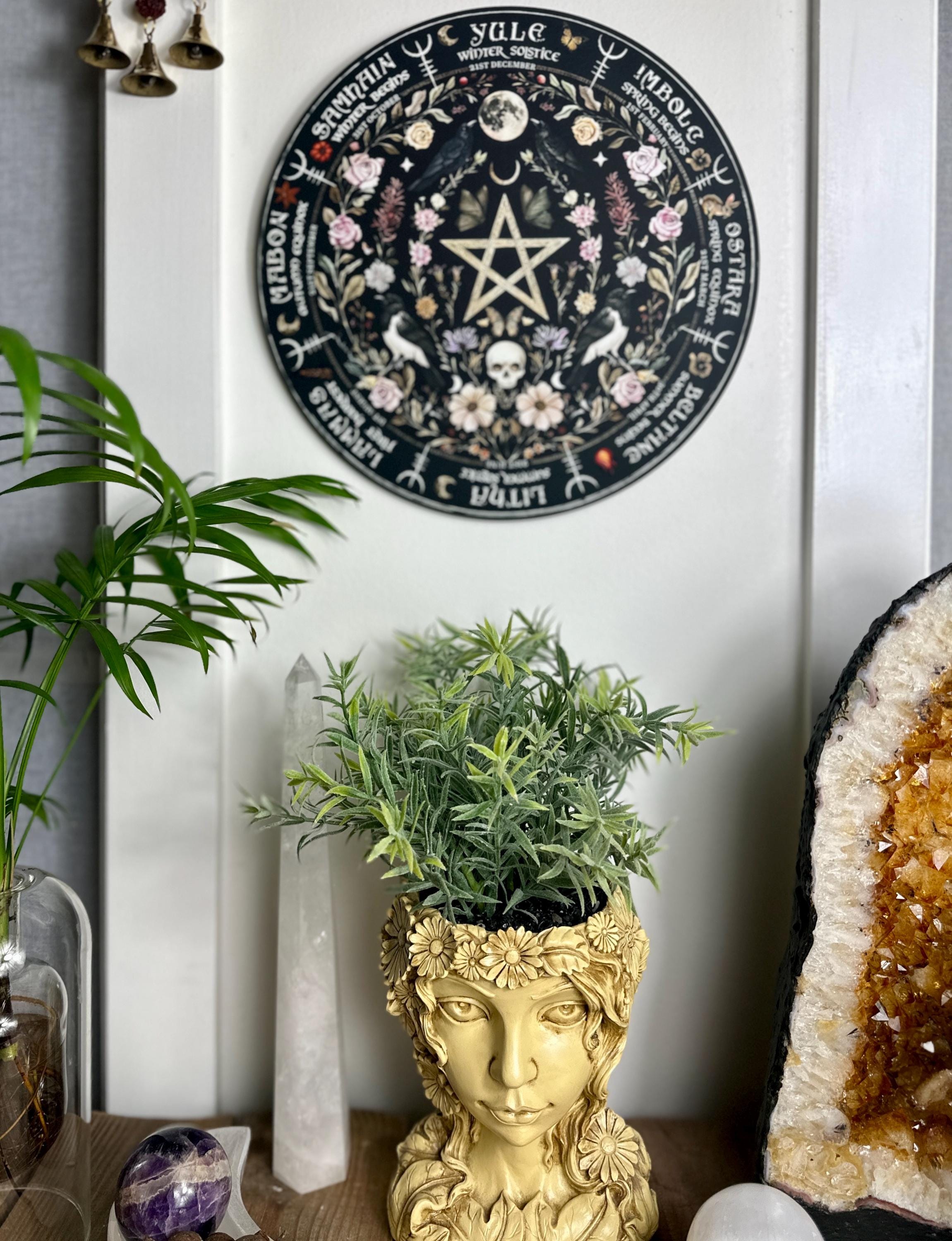 Wheel of the year board witch Pagan Calendar