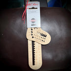 Addi Calibro Wooden Needle Gauge Set, allows accurate sizing for all Skacel by Addi (N America) knitting needles and crochet hooks.