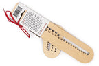 Addi Calibro Wooden Needle Gauge Set, allows accurate sizing for all Skacel by Addi (N America) knitting needles and crochet hooks.