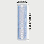 Knitting Needle Gauge and Ruler | UK & US Sizes | Ruler (inches and centimeters) | Needle Size Measuring Tool | Knitting Accessory