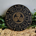 Wiccan Wheel of the Year – Wooden Sabbat Calendar